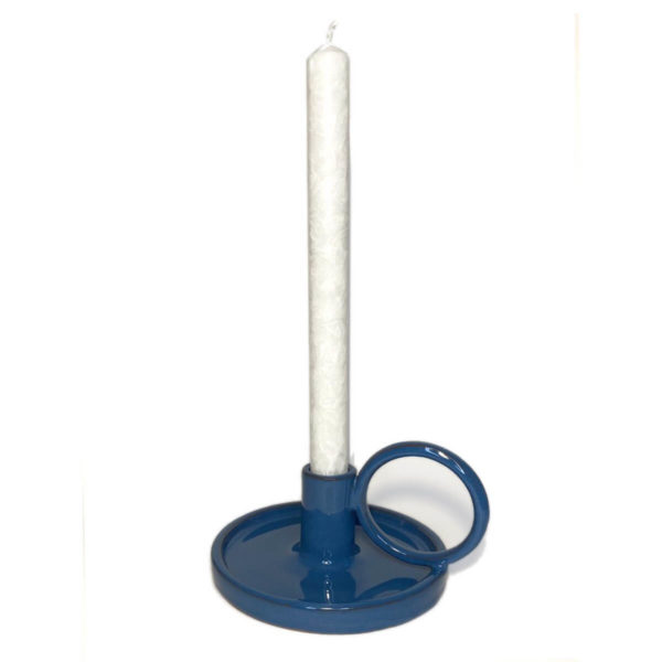 Ceramic Candle Holder Blue