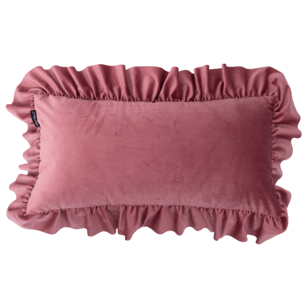 Dusty Pink Ruffle cushion
