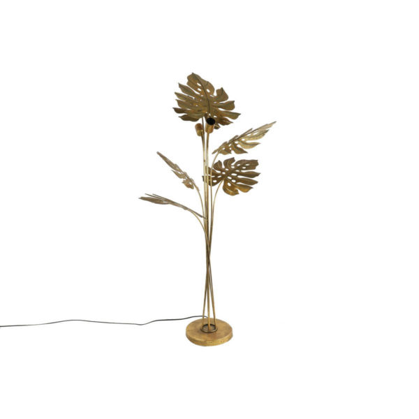 Gold Palm Leaf Floor Lamp