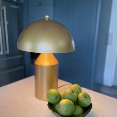 Gold Mushroom Table Lamp