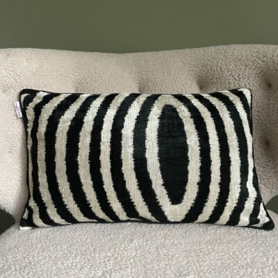 Black & White  Shark Stripe Cushion Cover