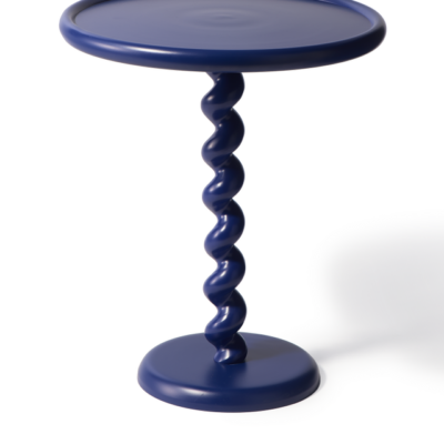 Polspotten Twisted Side Table Blue
