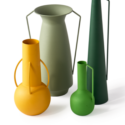 Polspotten Vase Roman Green Set of 4